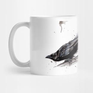 Gothic Raven Art Mug